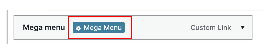 Mega menu button