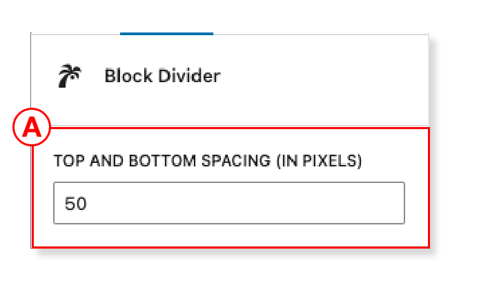 Divider Block - Options